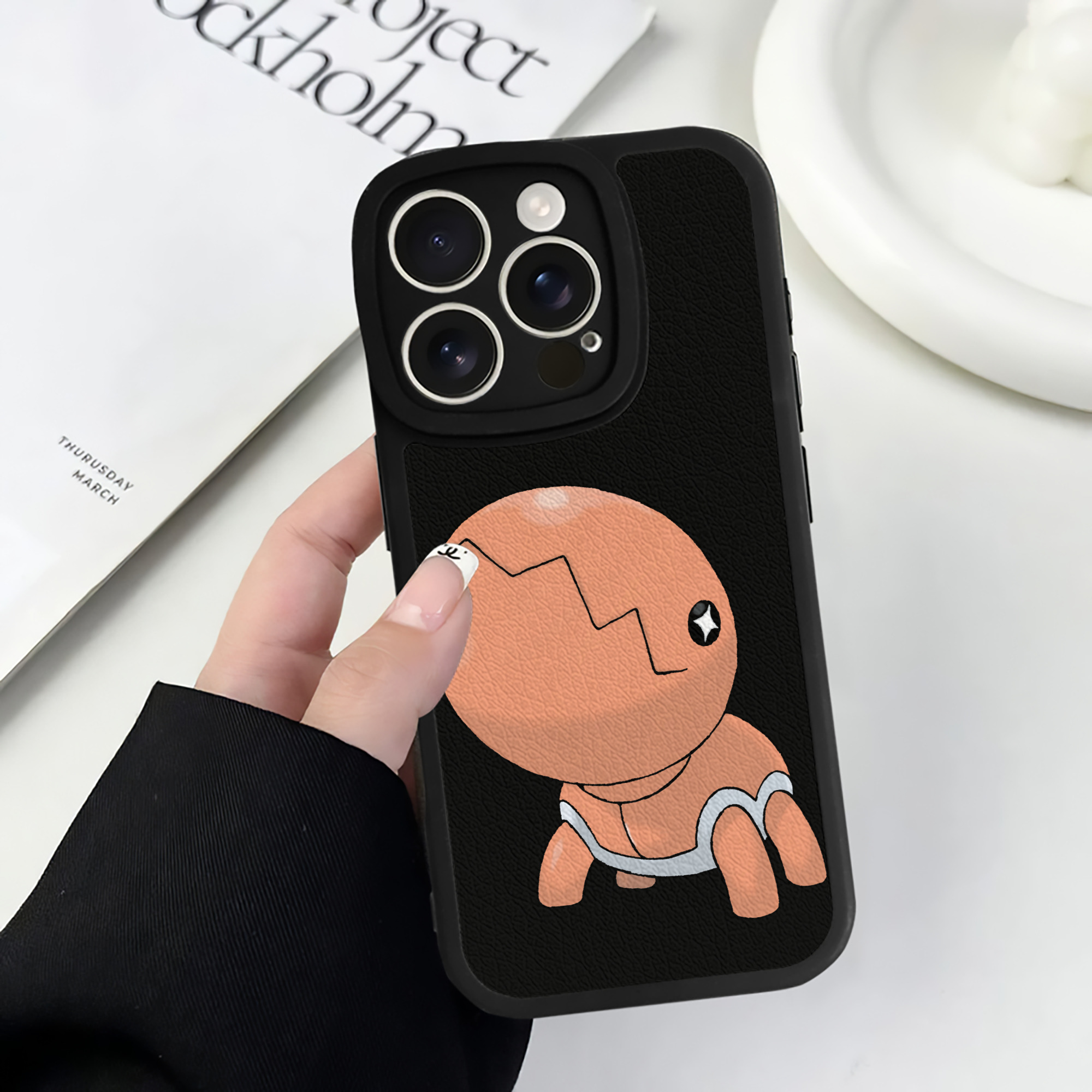 （画像用） ポケットモンスター Pokémon 【iPhone 16シリーズ対応】シリコンスマホケース（レザー調） 材質：シリコン